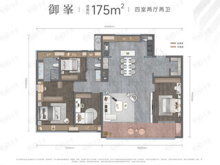 融侨滨江城|天域|美域御峯户型户型图