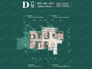 洋浦星D户型户型图