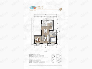 合生me悦92-99㎡户型户型图