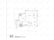 观音桥1号B3云鈺户型图