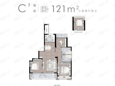 九龙仓翠樾庭C户型户型图