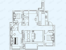 金融街金悦府G户型户型图