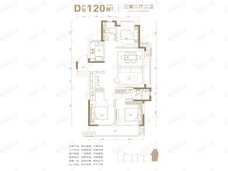 卧龙万诚府D户型户型图