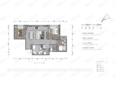 中海映溪臺A户型户型图