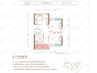 武汉城建·星河2049·星里城C户型户型图