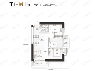 卧龙万诚府T1-5户型户型图