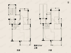 象屿阳光城登云湖叠拼上叠户型图