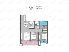 翰香华庭观庭户型户型图