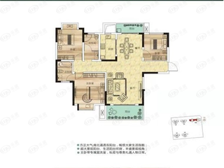 福星惠誉水岸国际澜桥公馆A/C户型户型图