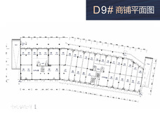 富力星光汇D9栋商铺平面图户型图