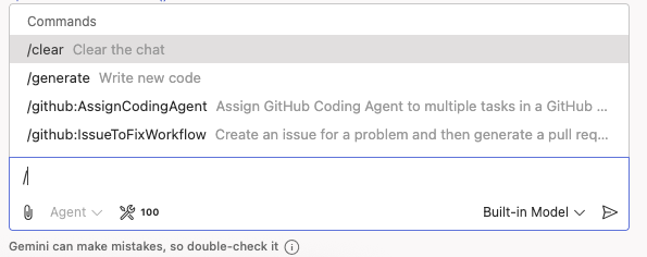 List of available MCP prompts