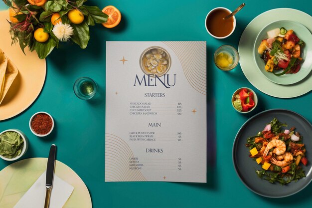 Modelli di menu