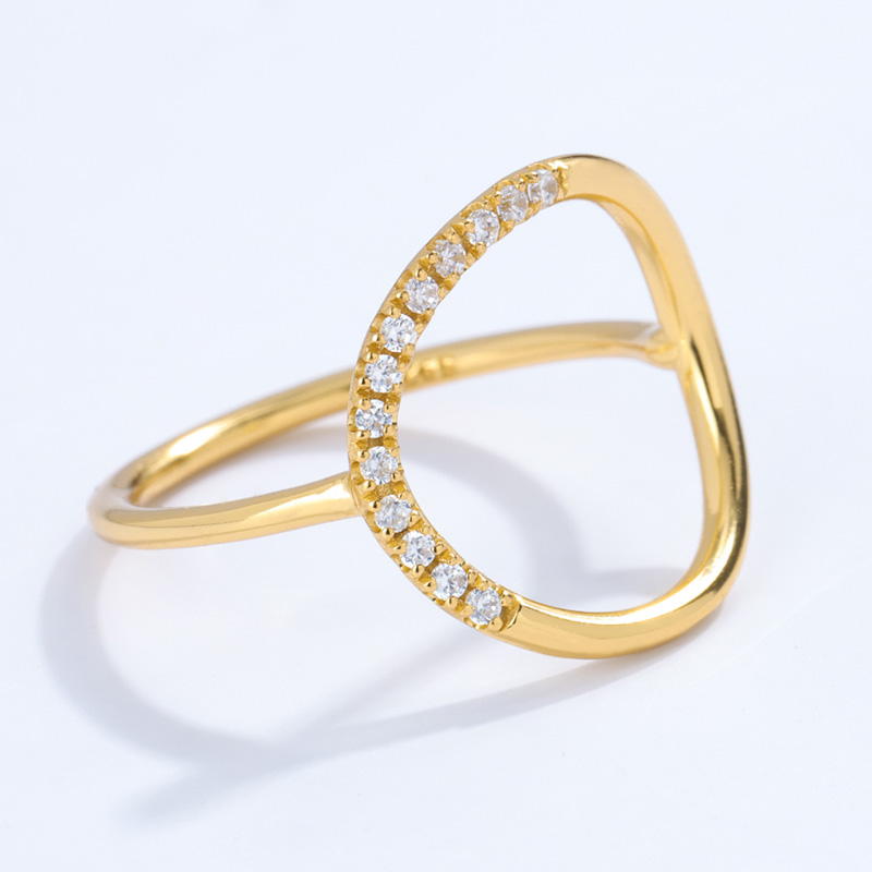 Zircon Karma Circle Bague