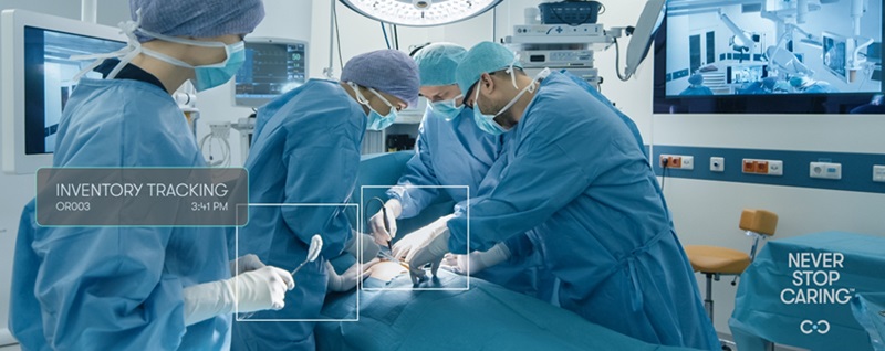 Image: The Smart Care platform transforms ORs into smart ORS, supporting surgeons with AI-assisted workflows (Photo courtesy of care.ai)