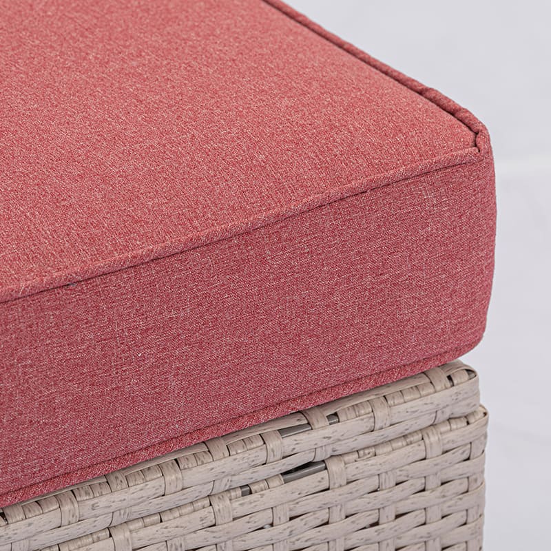 Aurora Wicker Ottoman