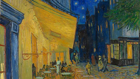 Cropped version of Van Gogh's Café Terrace at Night (Credit: Collection Kröller-Müller Museum, Otterlo, The Netherlands)