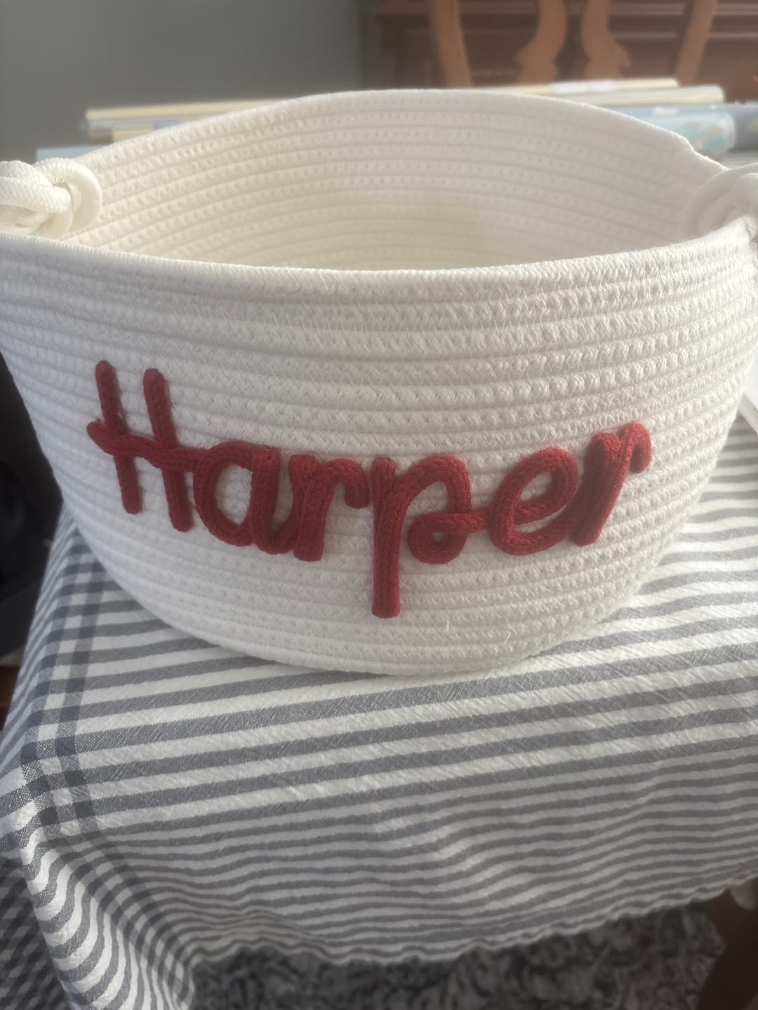 Customer photo review of Basket Size