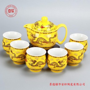 景德镇陶瓷茶具礼品，功夫茶具生产厂家