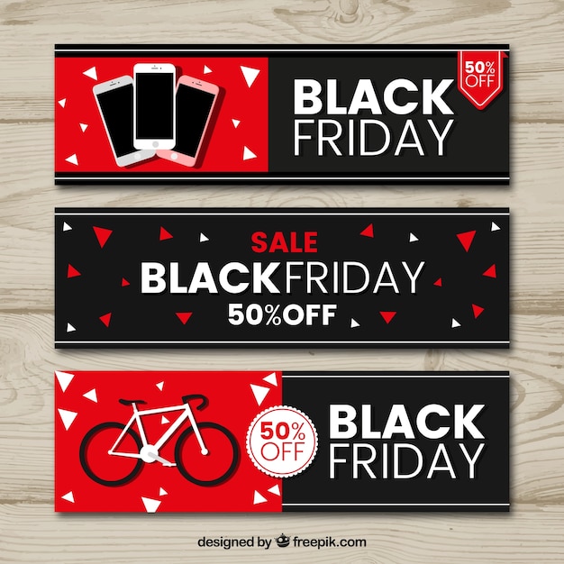 Black friday banners