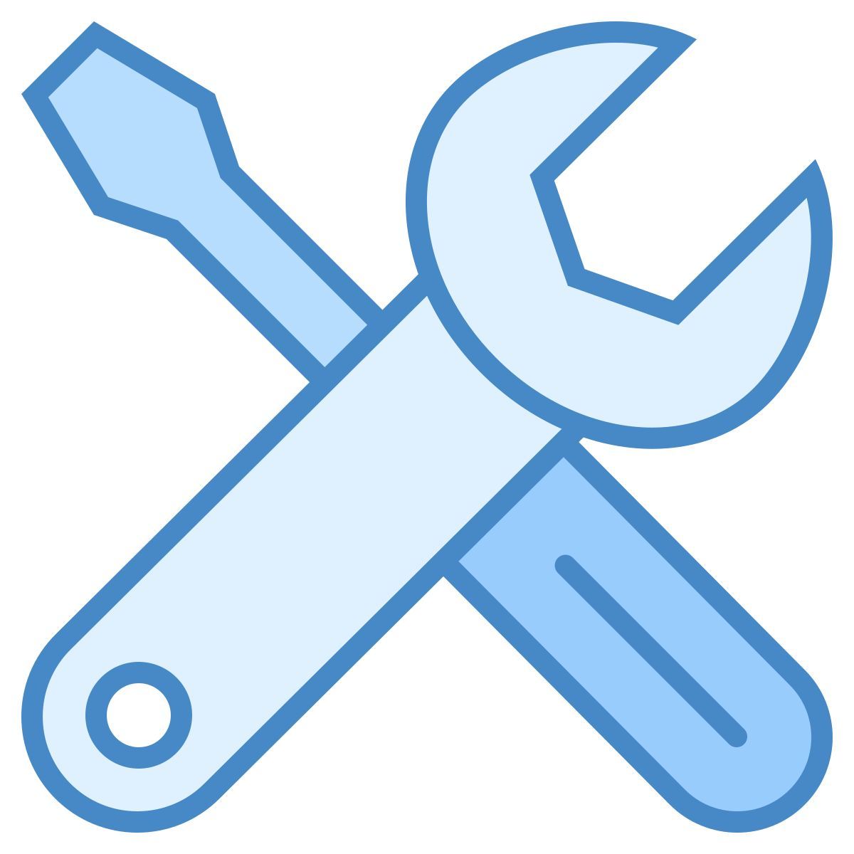 blue ui style outil icon