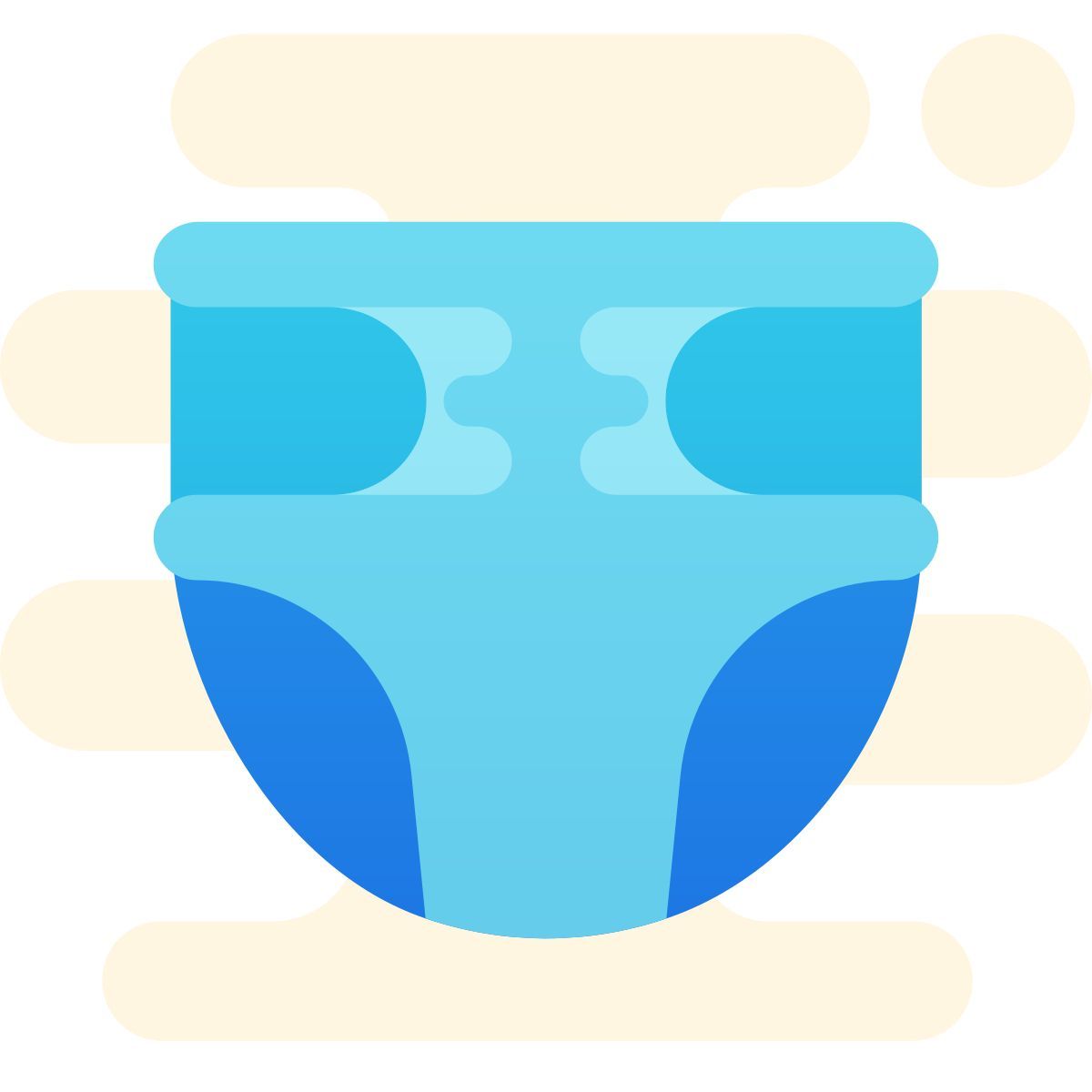 cute clipart style nappy icon