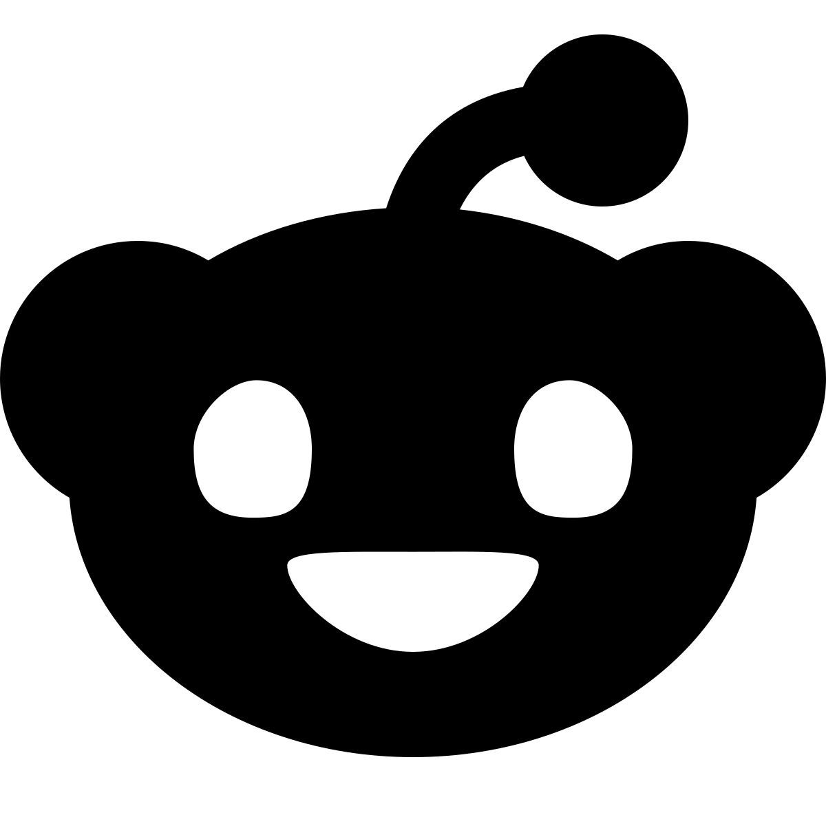 forma bold filled style reddit icon