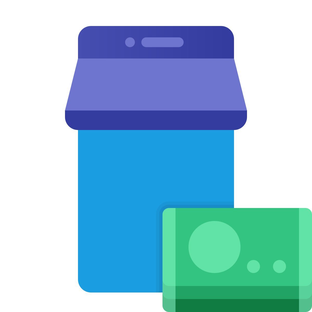 windows 11 color style crédit de magasin mobile icon