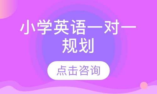 小学英语一对一规划