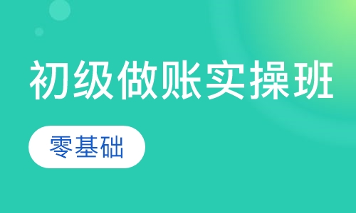 零基础初级做账实操班