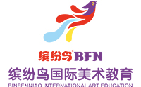 武汉缤纷鸟国际美术教育logo