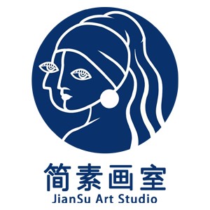 成都简素画室logo