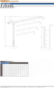 浙江建机ZJD260塔式起重机高清图 - 外观