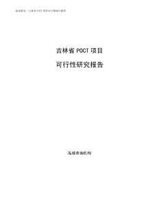 吉林省POCT项目可行性研究报告范文参考