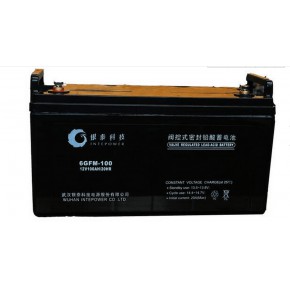 银泰蓄电池6GFM100 12V100AH紧急备用电源