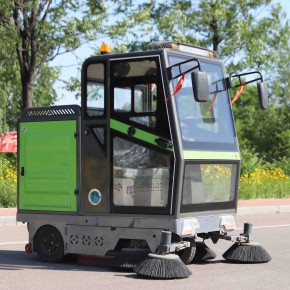 道路清扫吸尘车 新能源全封闭电动扫地车 驾驶扫地机