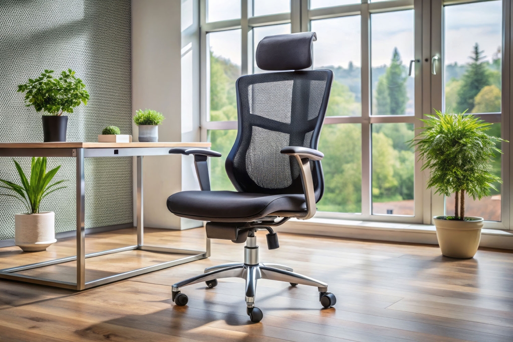 Mesh Back Task Chair with Headrest
