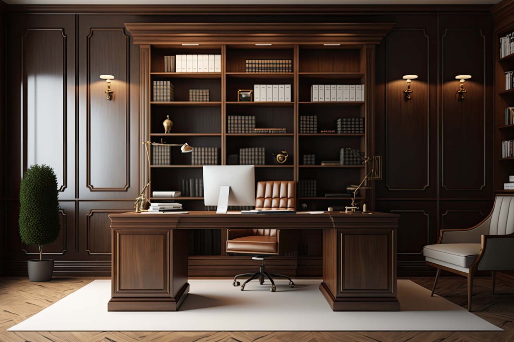 Traditional Executive Double Pedestal Desk