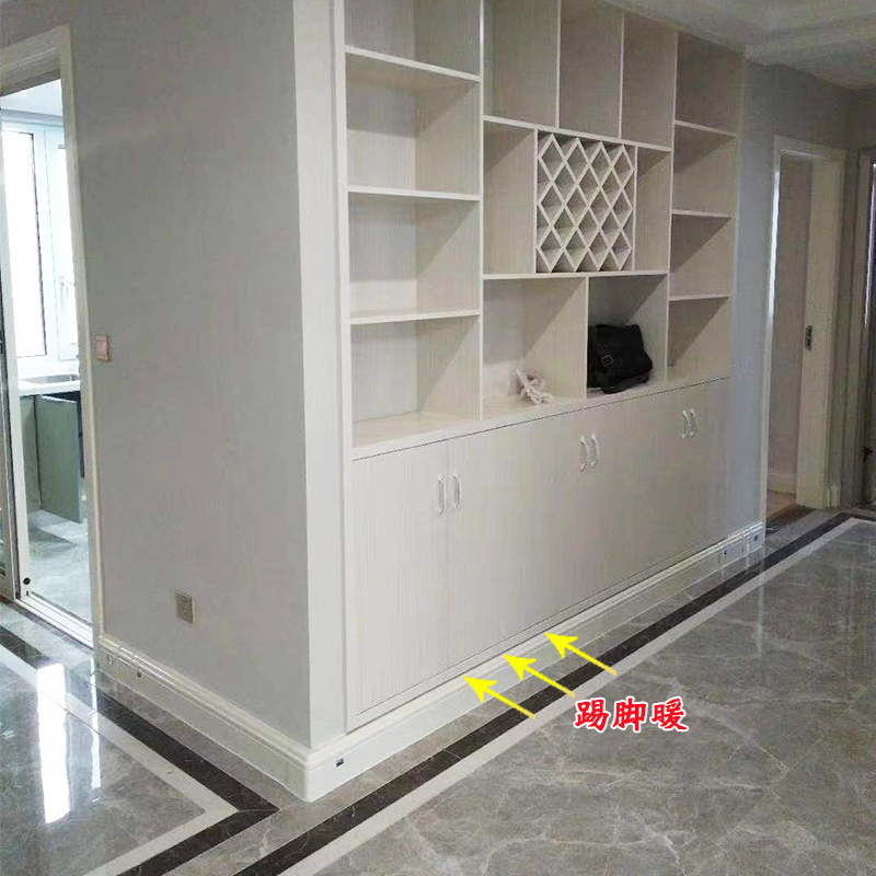 银屋踢脚暖供暖装饰二合一，环保的家庭水暖