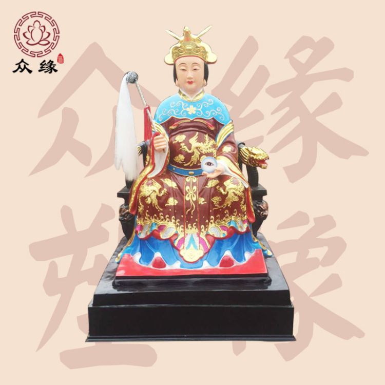 云南铜雕九莲圣母佛像 量大价优