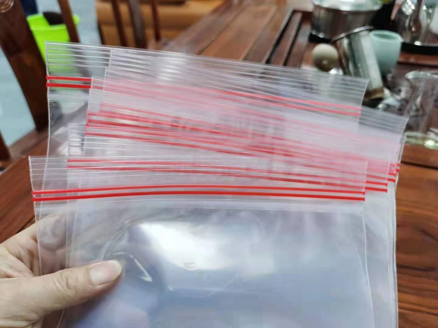 厂家直供袋装PE食品密封袋透明双筋食物收纳袋环保冰箱食物保鲜袋