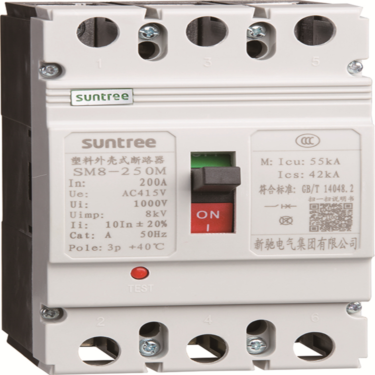 安徽SuntreeSM8-125/4P交流塑壳断路器 品质材料 加工定制