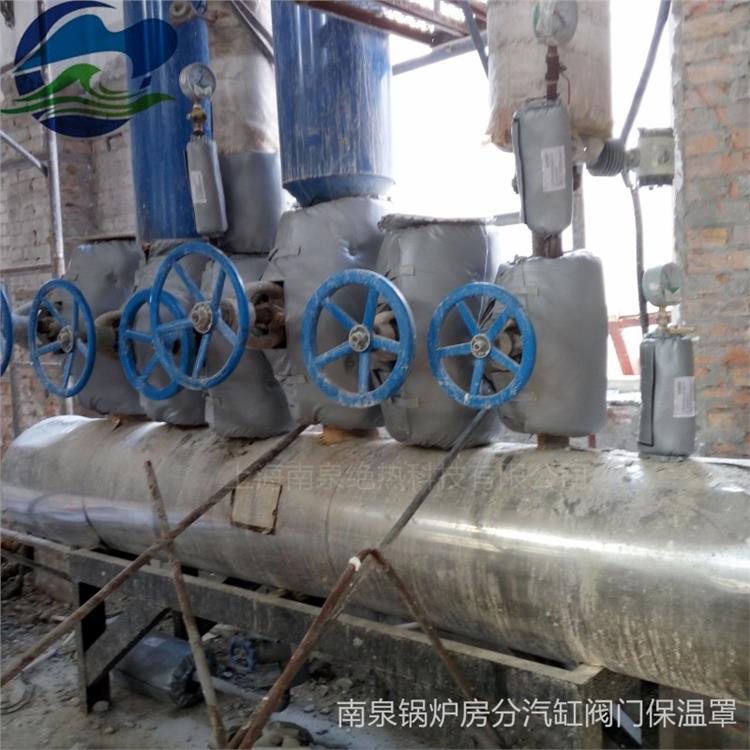 濮阳分汽缸球阀保温套施工