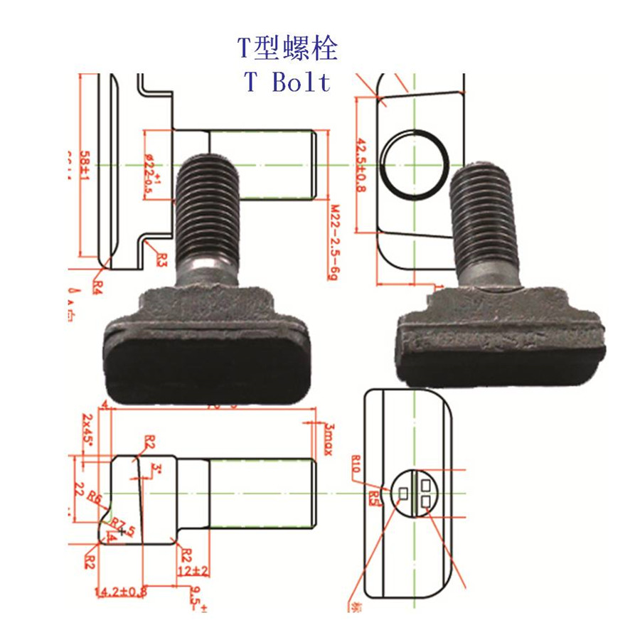 福建钢轨T形螺栓工厂