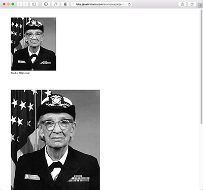a screenshot of the image comparision demo