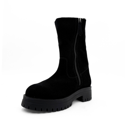 Congo Suede Shearling Booties