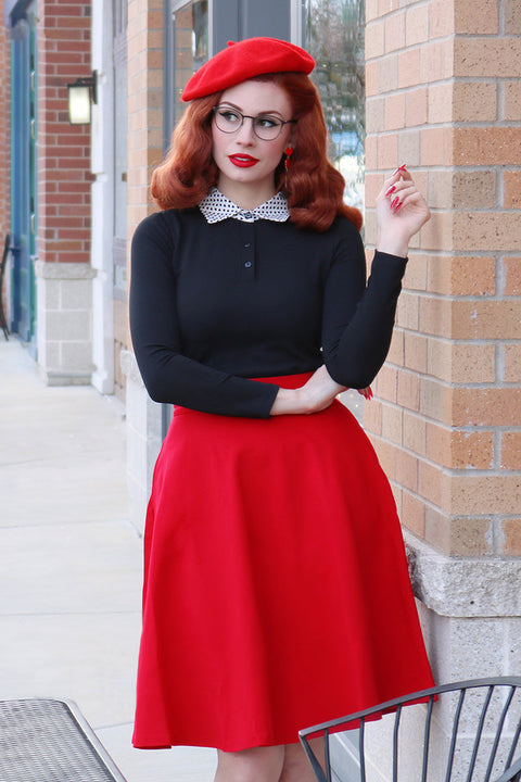 Charlotte Nova Skirt in Red
