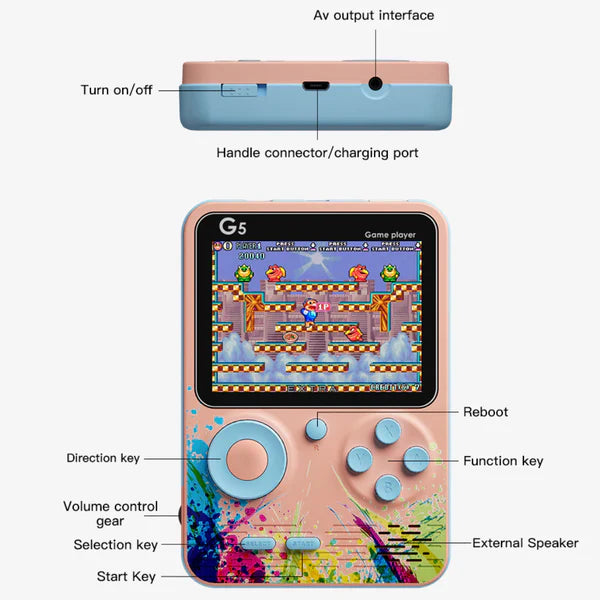 500-in-1 Retro Game Console