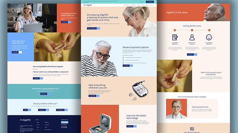 AlgoM5 - AI software and SEO service site template