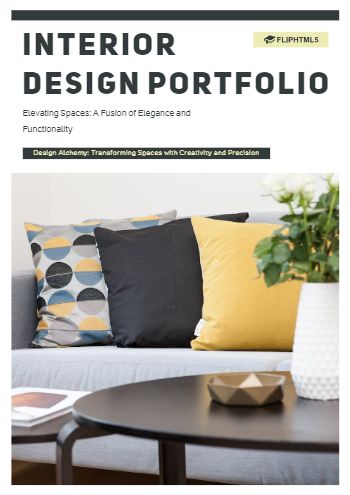 Real Estate Interior Design Portfolio Template