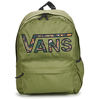 包 女士 双肩包 Vans 范斯 WM REALM FLYING V BACKPACK 卡其色